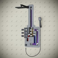 Душевая система встроенная с термостатом Timo Tetra-thermo SX-0179/03SM черный