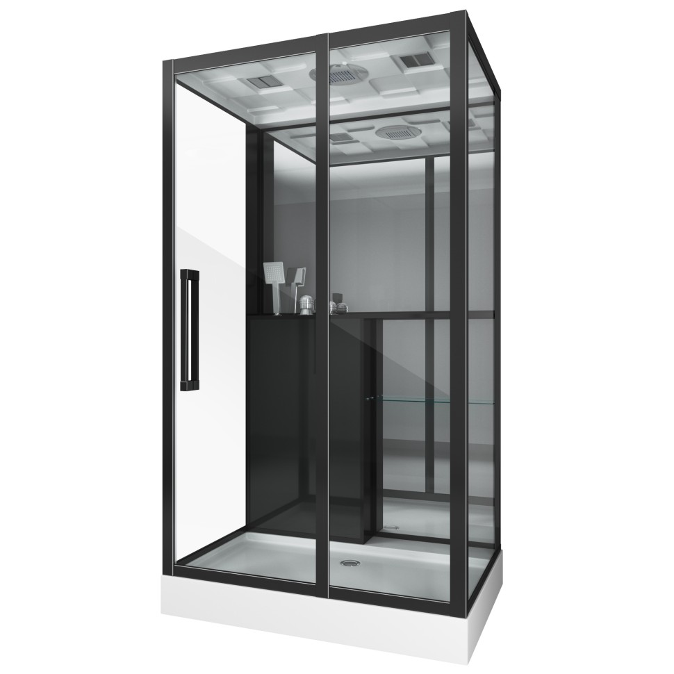 Душевая кабина Grossman Style GR267 (80x120x215) дверь раздвижная,5 мест