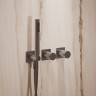 Душевой комплект Альто (Alto) VSFW-6AL1GM встраиваемый, 2 режима, 30см S304 верх душ, вороненая сталь