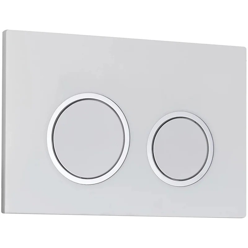 Кнопка смыва Veconi FLUSH V11, белый глянец