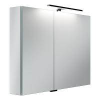 Зеркальный шкаф для ванной комнаты SANCOS Hilton 1000x148х740 мм, с LED подсветкой, арт.Z1000
