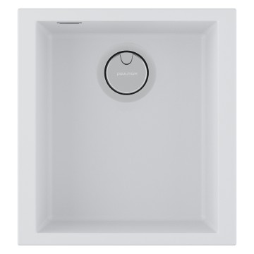 Мойка NEO CLASSIC 41, ACRYSTONE, PM964144-WH, WHITE, 410х435 мм, Paulmark