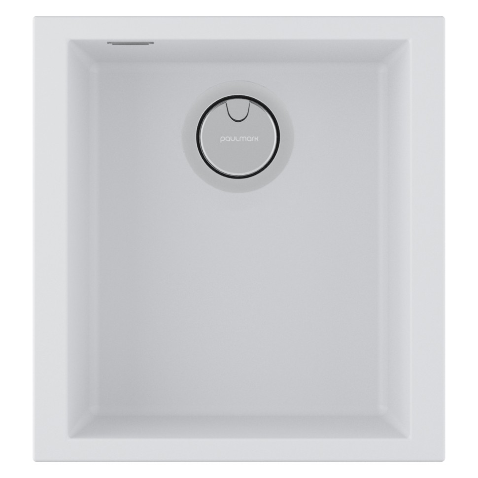Мойка NEO CLASSIC 41, ACRYSTONE, PM964144-WH, WHITE, 410х435 мм, Paulmark