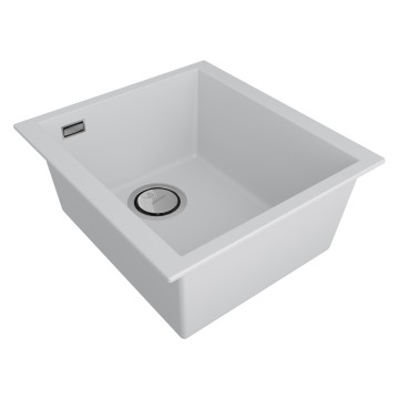 Мойка NEO CLASSIC 41, ACRYSTONE, PM964144-WH, WHITE, 410х435 мм, Paulmark
