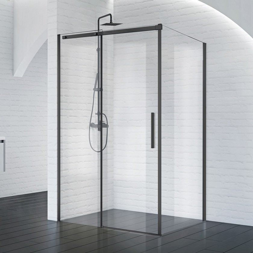 Душевой уголок BelBagno ACQUA-AH-1-120/90-C-NERO