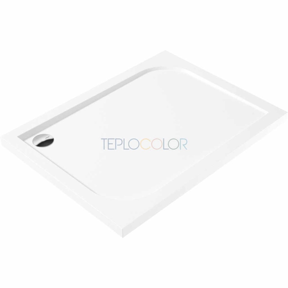 Акриловый душевой поддон, прямоугольный, 80x120 см