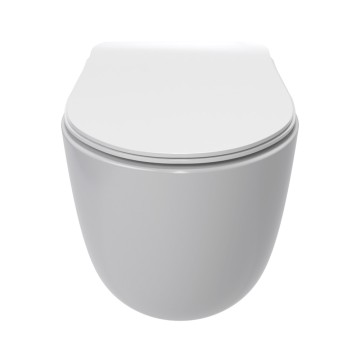 AQM2012 Унитаз подвесной сиденье SoftClose, технология смыва QUIET, скрыт крепеж. 495х360х370