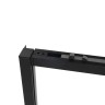 Душевая дверь Slim Soft VDS-1SS140CLB, 1400, черный, стекло прозрачное