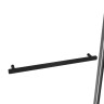 Душевая дверь Slim Soft VDS-1SS140CLB, 1400, черный, стекло прозрачное