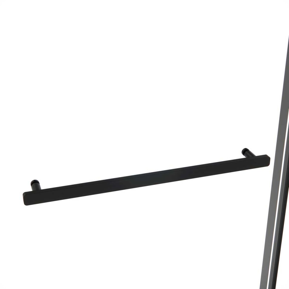 Душевая дверь Slim Soft VDS-1SS140CLB, 1400, черный, стекло прозрачное