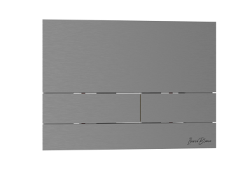 Кнопка смыва IBERICA BLANCA INOX-S нержавеющая сталь, вороненая сталь (IB.B016.02)
