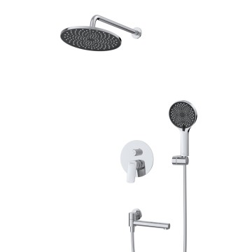 Душевой комплект встраиваемый с изливом BelBagno MARINO-VDSET-CRM