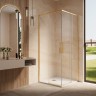 Душевой уголок Ультима (Ultima) VSS-7UL9010CLG, 900*1000, брашированное золото, стекло прозрачное