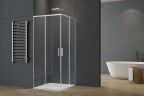 Душевой уголок Soft 2 VSS-3SO2900CL, 900*900, хром, стекло прозрачное
