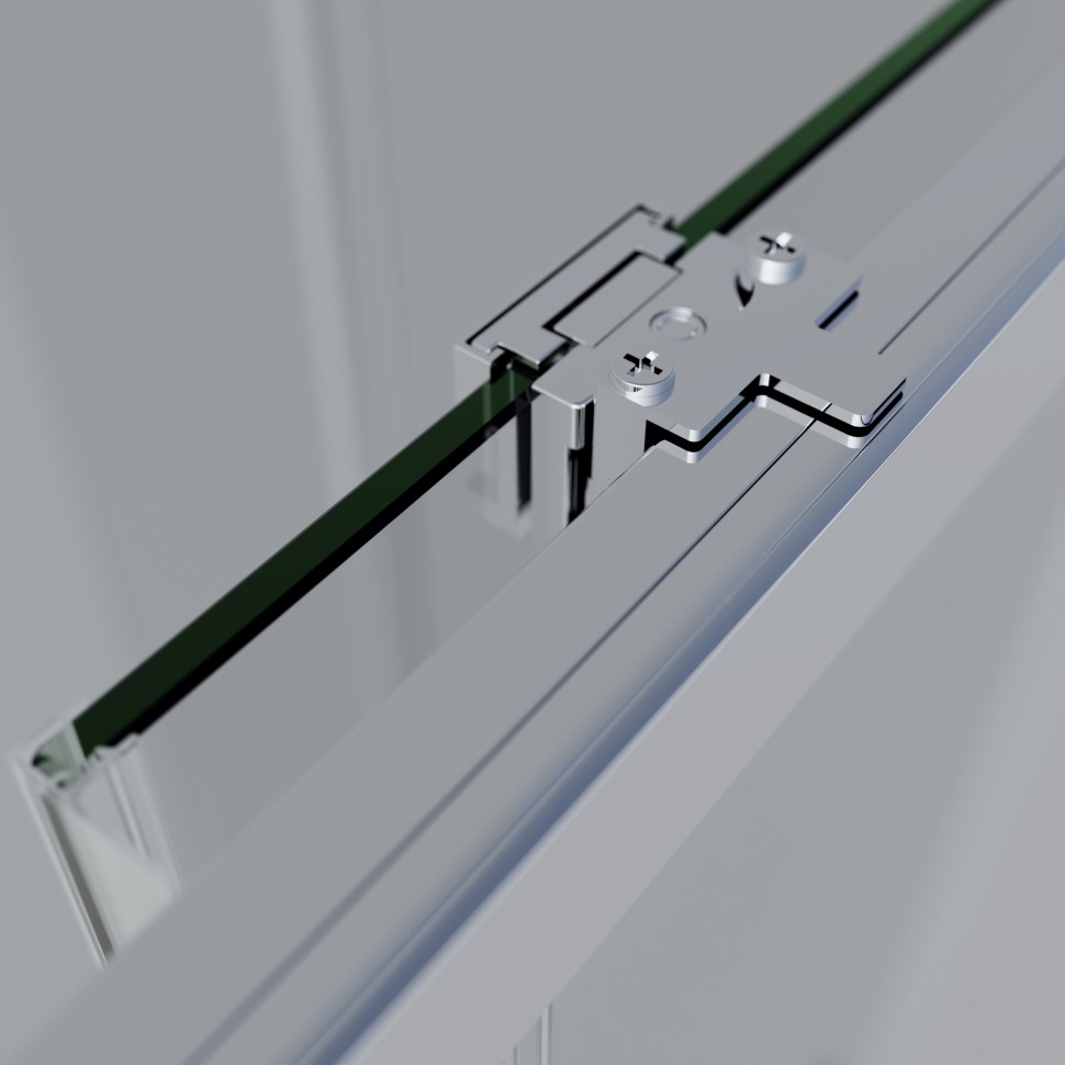 Душевой уголок Soft 2 VSS-3SO2900CL, 900*900, хром, стекло прозрачное