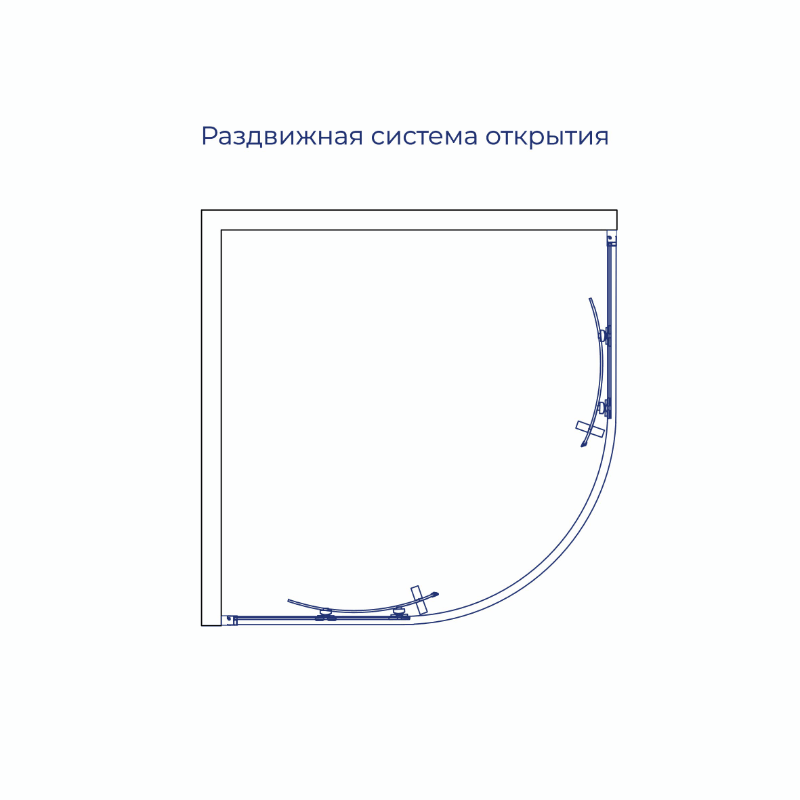 Душевой уголок RGW CL-54Gr NEW 800x800