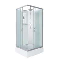 Душевая кабина Niagara Classic NG-33984-14QBKT (90х80х210) средний поддон(26см),стекло матовое,4 места