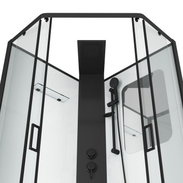 Душевая кабина Grossman Elegans GR250D (100х100х217) дверь раздвижная,5 мест