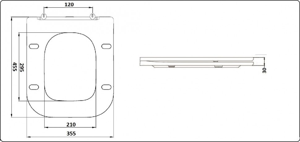 Унитаз подвесной CeramaLux 5170
