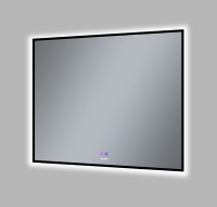 Зеркало PRAGMA-норма BLACK (900*800*45) LED с сенсорным выключателем и подогревом