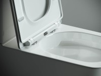 Напольная пристенная чаша унитаза CUBIC Rimless Ceramicanova