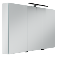 Зеркальный шкаф для ванной комнаты SANCOS Hilton 1200x148х740 мм, с LED подсветкой,арт. Z1200