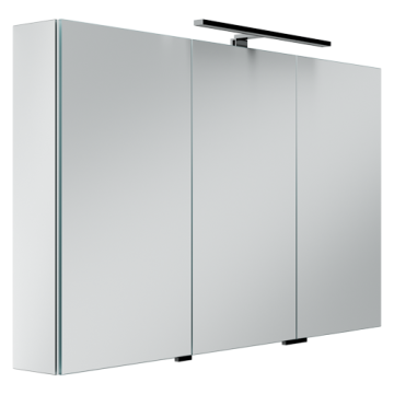 Зеркальный шкаф для ванной комнаты SANCOS Hilton 1200x148х740 мм, с LED подсветкой,арт. Z1200