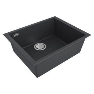 Мойка NEO CLASSIC 56, ACRYSTONE, PM965644-AN, ANTRACITE, 560х435 мм, Paulmark
