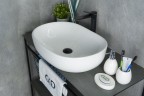 Раковина Gid N9026a 51112 накладная белая 60x40x15