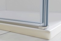 Душевой уголок Extra VSR-1E111280CL, 1100/1200*800, хром, стекло прозрачное