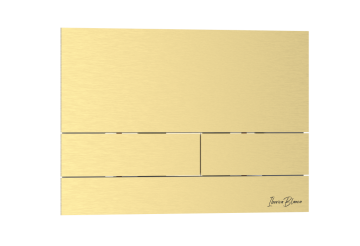 Кнопка смыва IBERICA BLANCA INOX-S нержавеющая сталь, золото матовое (IB.B016.03)