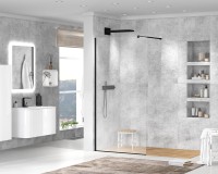 Душевая перегородка CEZARES LIBERTA-L-1-105-C-NERO