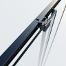 Душевой уголок Soft 2 VSS-3SO2800CLB, 800*800, черный, стекло прозрачное