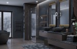 Душевое ограждение Ambassador Diamond 12011104L (120х80х200) прямоугольник,хром,стекло прозрачное,распашная,1 место