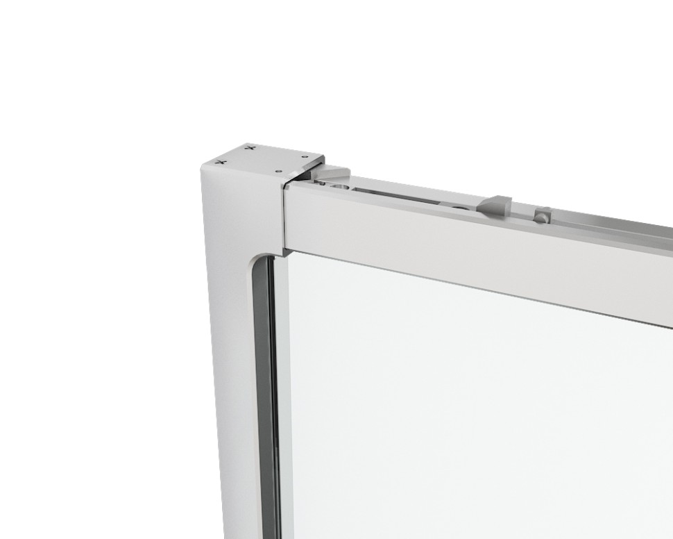 Душевой уголок Ultima VSS-7UL9010CL, 900*1000, хром, стекло прозрачное