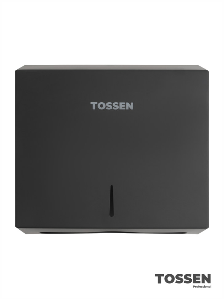 TOSSEN Z-400 MB - диспенсер бумажных полотенец (коллекция «Матовый чёрный»)