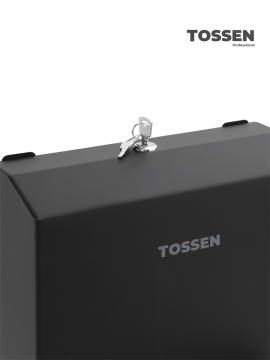 TOSSEN Z-400 MB - диспенсер бумажных полотенец (коллекция «Матовый чёрный»)