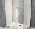 Душевой угол Veconi Rovigo RV-034R, 1200х900х1950 хром, стекло дождь