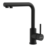 Смеситель для кухни Omoikiri Nakagawa 2 Plus-BL латунь/черный