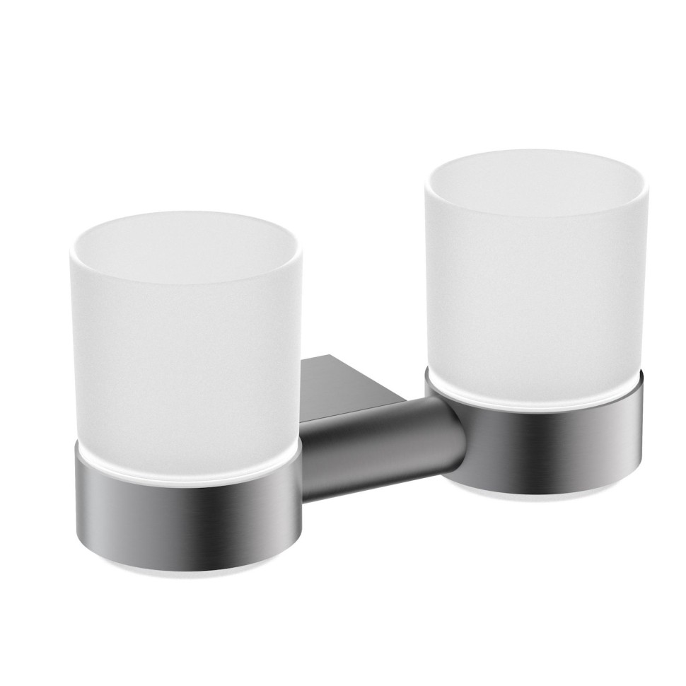 Стакан для зубных щеток двойной Timo Luiro 18534/18 черное золото