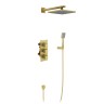 Душевая система встроенная с термостатом Timo Tetra-thermo SX-0179/17SM золото матовое
