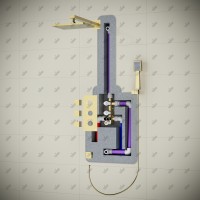 Душевая система встроенная с термостатом Timo Tetra-thermo SX-0179/17SM золото матовое