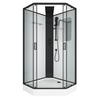 Душевая кабина Grossman Elegans GR251D (90х90х217) дверь раздвижная,5 мест