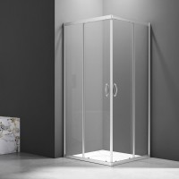 Душевой угол Veconi Rovigo RV-101, 800x800x1900, хром, стекло прозрачное New