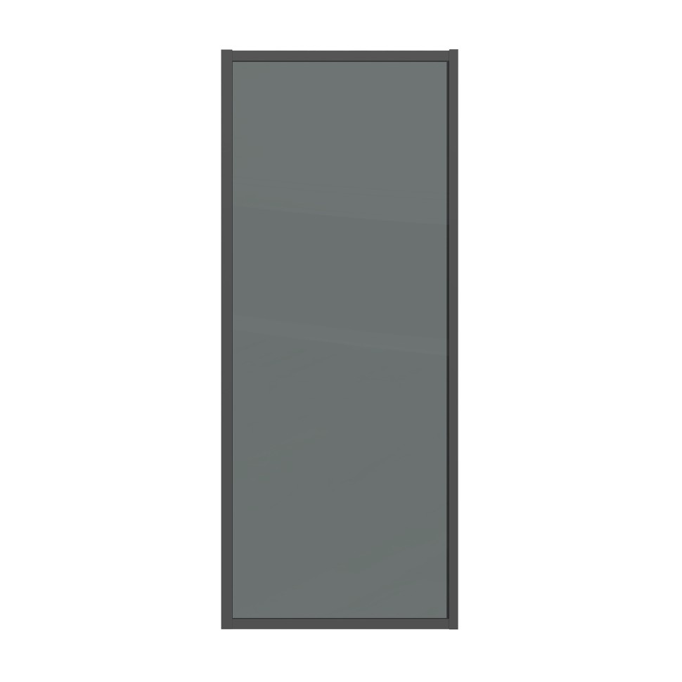 Боковая стенка Grossman Style 200.K33.05.70.21.10 (70х195) черный матовый,стекло тонированное, 1 место
