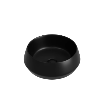 Раковина CERAMICANOVA Maya накладная круглая 400x400x140 черный матовый CN12004MB