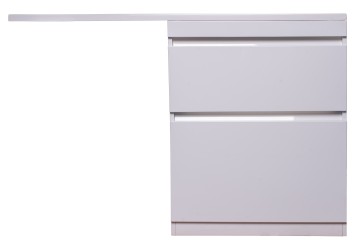 Тумба напольная STYLELINE "Даллас 130", Люкс белая, PLUS с раковиной ESTETUS Даллас 1300*482 левый