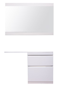 Тумба напольная STYLELINE "Даллас 130", Люкс белая, PLUS с раковиной ESTETUS Даллас 1300*482 левый