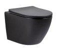 Унитаз подвесной Tornado Gid Tr2122TF-Bm 62261Y черный матовый 49x36x36