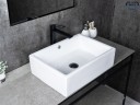 Раковина Gid N9129 51125 накладная белая 51x38x15